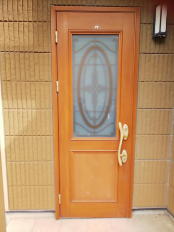 玄関ドア錠の取り替え工事